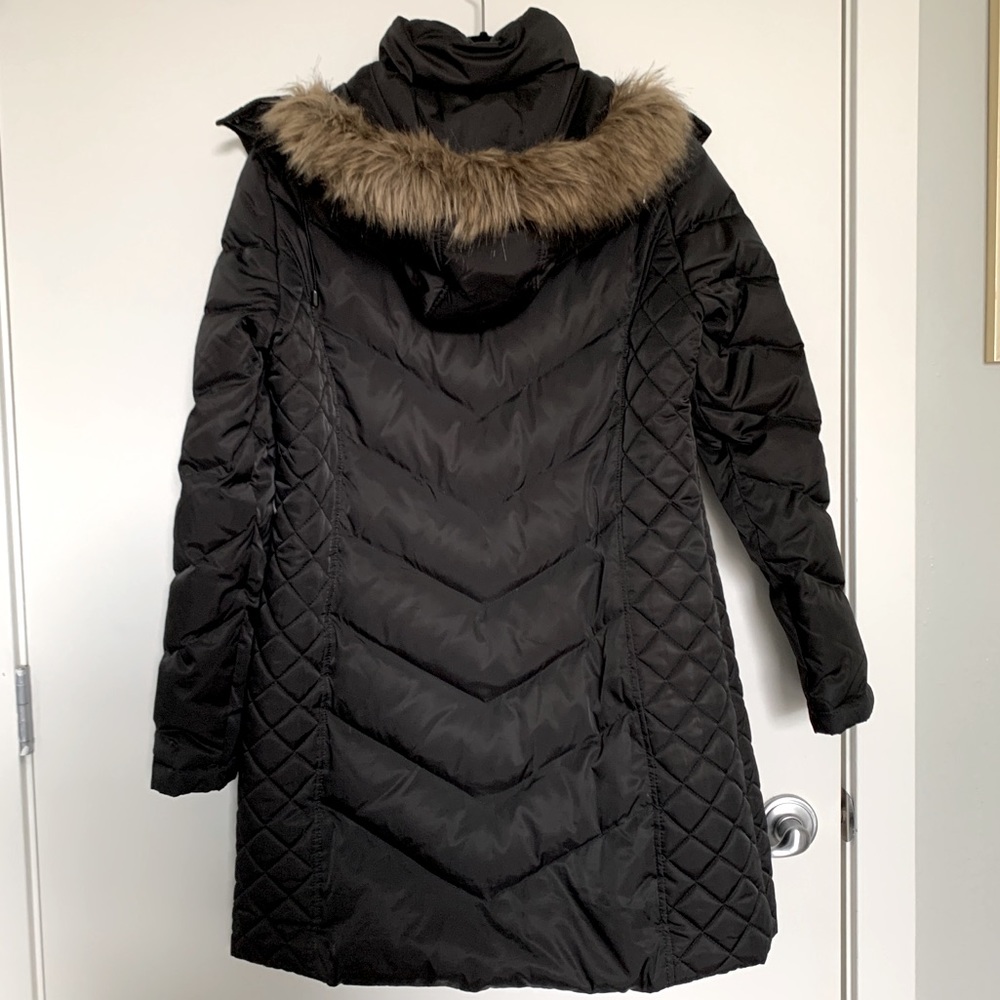 LIKE NEW Kenneth Cole Parka with Faux Fur Hood